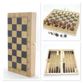 Ahşap Satranç Ve Tla Seti Alk4242 - 1