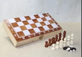 Ahşap Kutulu Satranç Ve Tla Seti Alk4024 - 1