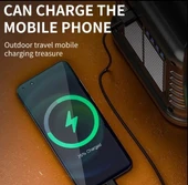 Wıson Ws-4343 Çok Fonksiyonlu Solar Şarjlı Powerbanklı Kamp Lambası - 2