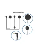 Jack Girişli 3.5mm İntercom Kulaklığı Bt31,bt22,bt35 Uyumlu Motorsiklet Kask Yedek Mikrofon - 1