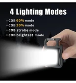 F.20a Mıknatıslı Kamp Feneri El Feneri 800 Lümen 30 Cob thumbnail 3