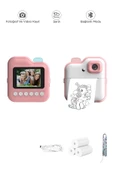 Dijital Video Kayıt Fotoğraf Çocuk Kamerası Anlık Termal Resim Kağıt Baskılı - 1