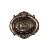 Dekoratif Zamak Sarkaç - Büyük, Kulp, Eskitme, 1 Adet - 1