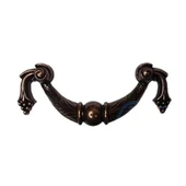 Dekoratif Zamak Üzümlü Kulp - 64mm, Eskitme, 100 Adet - 1