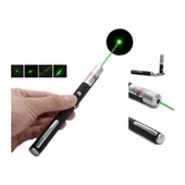 10 Km Menzilli Tek Başlıklı Pilli Yeşil Lazer Uzun Menzil Kutulu Siyah - 1