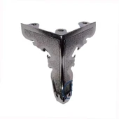 Kelebek Ahşap, Sunta Sandık Ayağı, Kutu Ayak 5,5 Cm - Nikel - 1