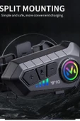 Y10 Kask Kulaklık Bluetooth Motosiklet Kulaklık 5,3 Bluetooth Intercom Motorsiklet Kulaklık - 1