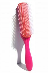 Styling Brush 9 Sıra Şekillendirme Fırçası Curly Girl Kıvırcık Kız Metodu Fırçası PEMBE - 1
