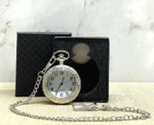 Özel Kutulu Gümüş Köstekli Saat Alk4686 - 1