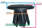UNIVERSAL DAVLUMBAZ KLİPSİ SAYK3902 12 ADET - 2