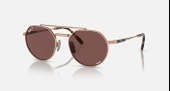 Ray-Ban Jack II Titanium 8265 3140AF Rose Gold-Dark Violet Polarize Güneş Gözlüğü - 1