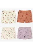 Kız Çocuk Pamuklu Boxer 6’lı Paket - Günlük İç Giyim thumbnail 1