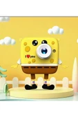 Sünger Bob Tasarımlı Yeni Nesil Çocuk Dijital Mini Fotoğraf Makinesi Çift Kamera - 4