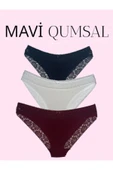 Beli Dantelli Bikini 3'lü Set thumbnail 1
