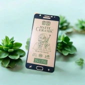 Samsung Galaxy J7 Prime Mat Seramik Ekran Koruyucu Siyah thumbnail 1