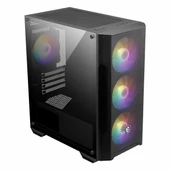 MSI MAG Forge M100A 500W USB 3.2 RGB mATX Mid Tower Siyah Kasa thumbnail 5