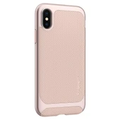 Spigen iPhone X ile Uyumlu Kılıf Neo Hybrid Pale Dogwood - 4