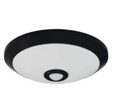 Horoz Sensörlü Tavan Armatür 360d 2xe27 ( Siyah  Kasa )( Plastik Cam-Gövde ) thumbnail 1