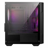 MSI MAG Forge M100A 500W USB 3.2 RGB mATX Mid Tower Siyah Kasa thumbnail 7