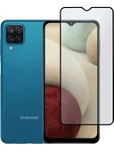 Samsung Galaxy A12 Mat Seramik Ekran Koruyucu Siyah thumbnail 1