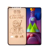 Samsung Galaxy M51 Mat Seramik Ekran Koruyucu Siyah thumbnail 1