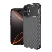 Apple iPhone 17 Kılıf Carbon Görünümlü Silikon Zr-Ngro thumbnail 1