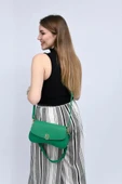 Bayan Çarpraz Askılı Çanta 67-7118 Yeşil thumbnail 3