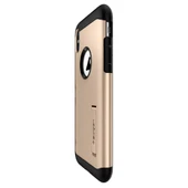 Spigen iPhone X ile Uyumlu Kılıf Slim Armor Champagne Gold - 2