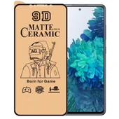 Samsung Galaxy S20 FE Mat Seramik Ekran Koruyucu Siyah thumbnail 1