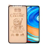 Xiaomi Redmi Note 9 Pro Mat Seramik Ekran Koruyucu Siyah thumbnail 1