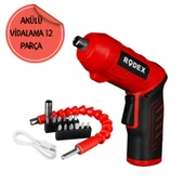 Rodex Akülü Vidalama Ucu Seti Şarjlı Tornavida RDX3085 (12 Parça) thumbnail 3
