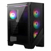 MSI MAG Forge 121A B75 750W 80+ Bronz USB 3.2 RGB ATX Mid Tower Siyah Kasa thumbnail 4