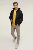 New Trend Siyah Erkek Softshell Mont 101398671 thumbnail 3