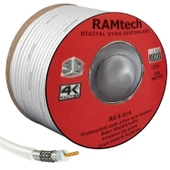 Ramtech Anten Kablosu Rg6-u4 48 Tel 100 Metre - 1