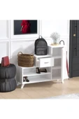 Decormet Retro Ayakkabı Dolabı Beyaz - 7