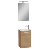 VitrA Mia 69565 Banyo Dolabı Seti Kapaklı 40 Cm Altın Meşe - 1
