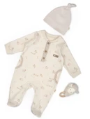 Bebek Tulum Şapka %100 Organik Pamuk , Bebek - Yenidoğan- csy8182 - 1