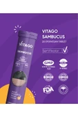 Vitago Sambucus, Vitamin C Ve Çinko 20li Efervesan Tablet thumbnail 4