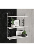 Decormet Armoni Raf Seti 3 Raflı 200*720 Metal Beyaz+Ahşap thumbnail 7
