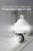 TORİMA CMR-26 Beyaz 360° Full Hd 1080p Ampül Wifi Smart Ip Güvenlik Kamerası thumbnail 3
