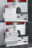 Decormet Trend Ayakkabı Dolabı Beyaz - 5