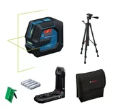 BOSCH GLL 20-22 G Yeşil Lazer Terazi Mıknatıslı ve Tripod Sehpalı Çapraz Çizgili thumbnail 1