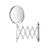 Wenko Mafsallı Ayarlanabilir Makyaj Aynası 3X Zoom Krom - 1