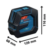 BOSCH GLL 20-22 G Yeşil Lazer Terazi Mıknatıslı ve Tripod Sehpalı Çapraz Çizgili thumbnail 3