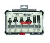 BOSCH 8 mm Saplı Profesyonel Ahşap Freze Bıçak Seti 6 Parça (2607017469) thumbnail 2