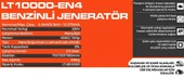 LUTIAN LT10000 EN-4 8.3 Kw Benzinli Marşlı Jeneratör thumbnail 2