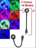 MİGHTY 7 RENK 14 MOD USB PROJEKTÖR MASA VE GECE LAMBASI FOTOĞRAF VE VİDEO ÇEKİM IŞIĞI DEKORATİF IŞIK - 3
