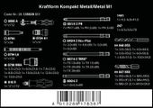WERA Kraftform Kompakt M1 Metal İşleri İçin Bits Uç Seti (05135928001) thumbnail 2