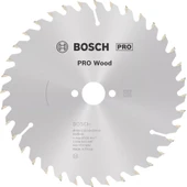 BOSCH 160x20x2,6/1,6 mm 36 Diş PRO Wood  Ahşap Elmas Daire Testere Bıçağı thumbnail 1