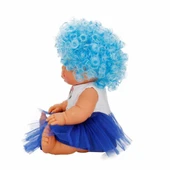 Afro Et Bebek Kıvırcık Saçlı - Mavi - 2